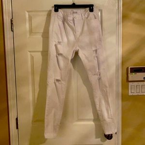 White Wax Jeans